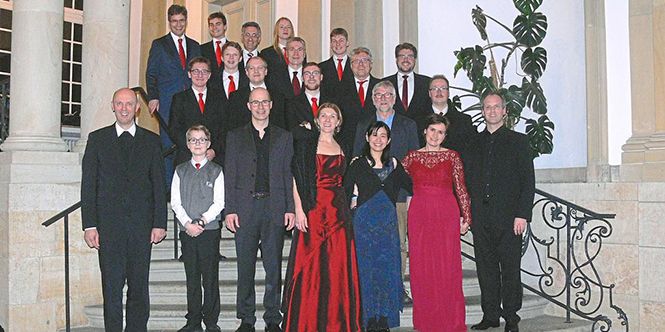 Die münsterische Dommusik präsentierte im Erbdrostenhof einen Abend über Carl Loewe.