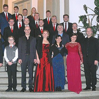 Die münsterische Dommusik präsentierte im Erbdrostenhof einen Abend über Carl Loewe.